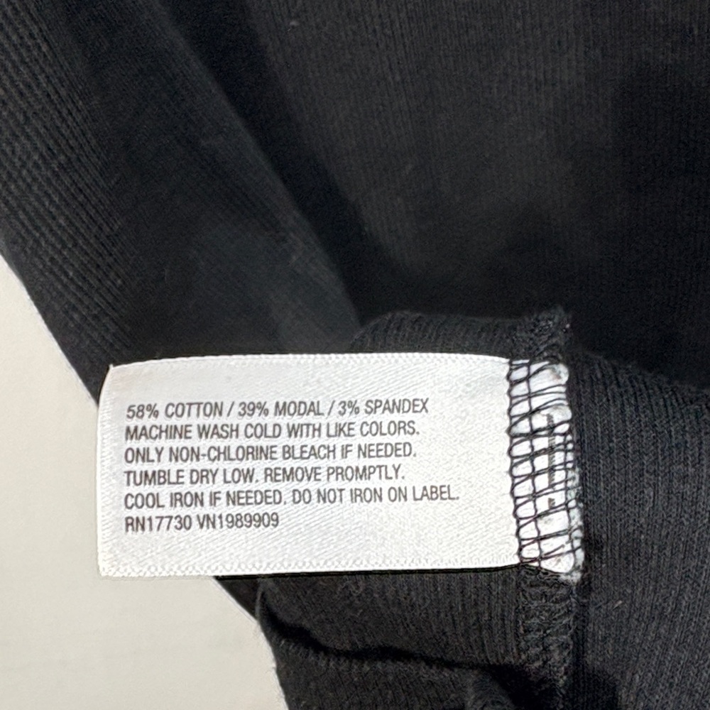 👛a new day Black Tank Top with White ringer Accents - Picture 4 of 4